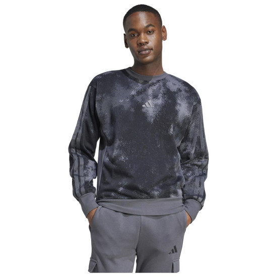 Adidas Ανδρικό φούτερ Seasonal Allover Print Sweatshirt Adidas Ανδρικό φούτερ Seasonal Allover Print Sweatshirt